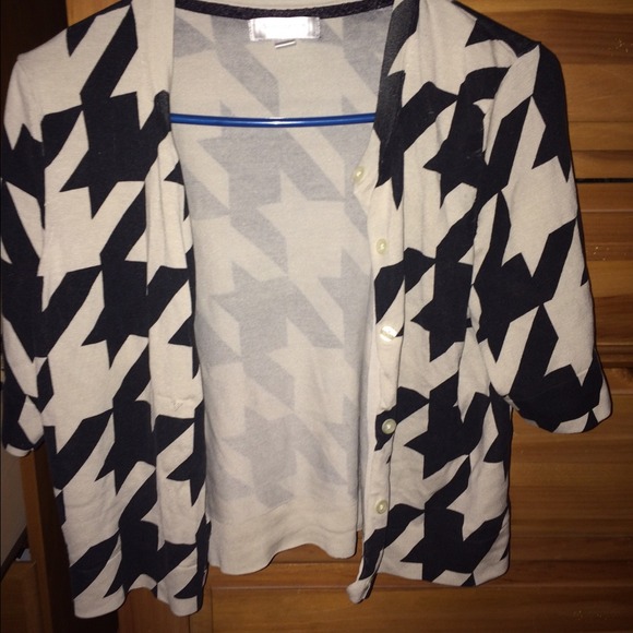 Houndstooth Cardigan