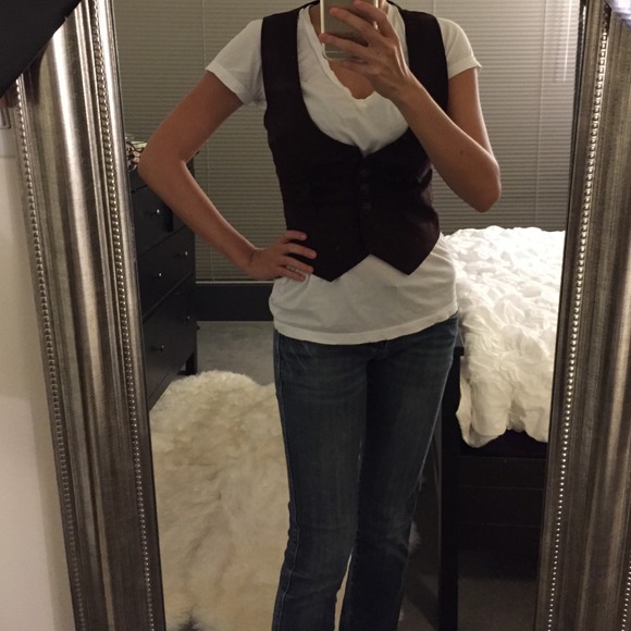 Rampage Brown Vest Size S NWOT