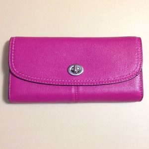 Authentic Pink Coach Wallet