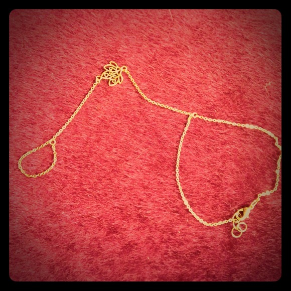 Dainty Lotus Ring Bracelet