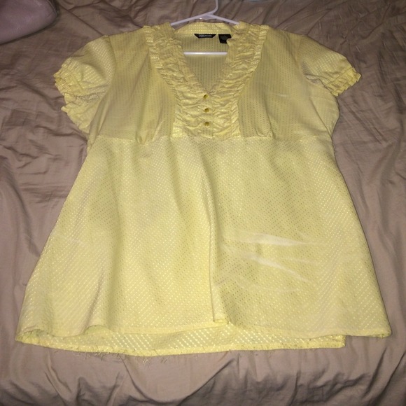 Maurices yellow blouse