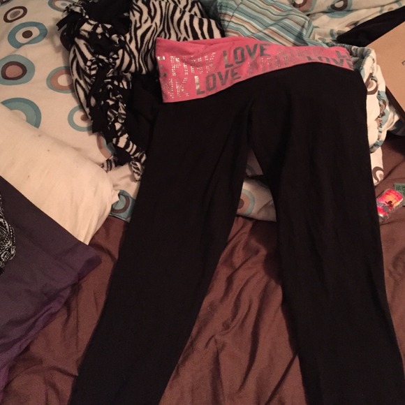 Victoria's Secret bling yoga pants