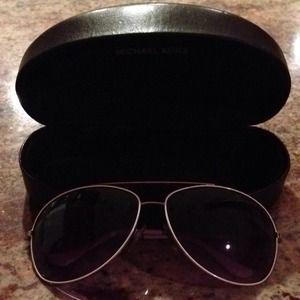 Michael kors white aviators
