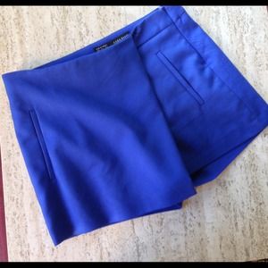 Zara Blue Wrap Skort