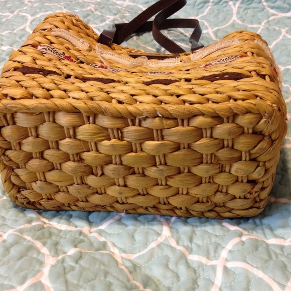 Raffia and Ribbon Roxy purse - Picture 3 of 3