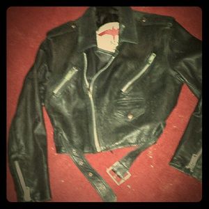 Leather jacket