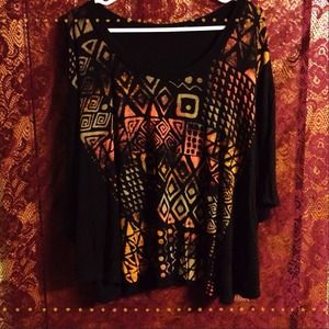 🌙 Winged Aztec Top 🌙