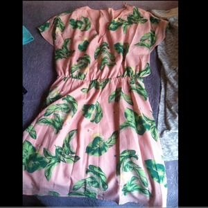 Pink flamingo dress