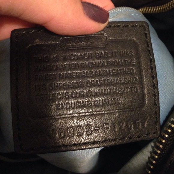 Authentic Coach purse - Picture 2 of 3