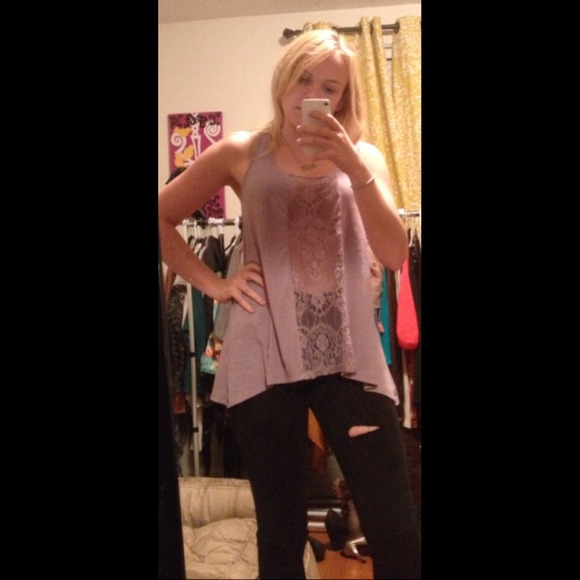 Target lace panel front and back top (was $10)