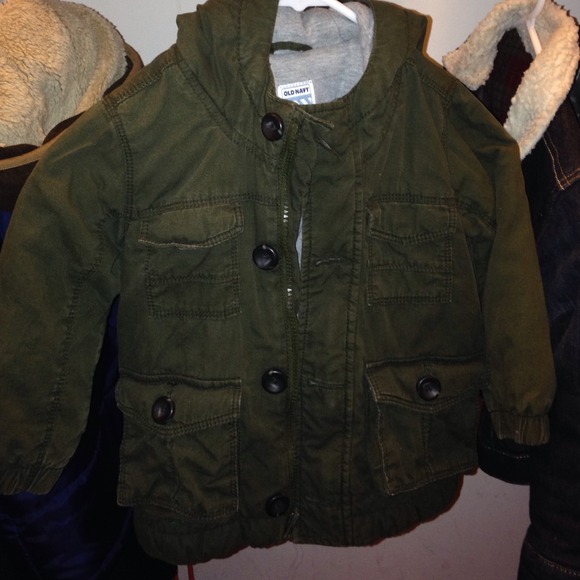 Army green cargo jacket