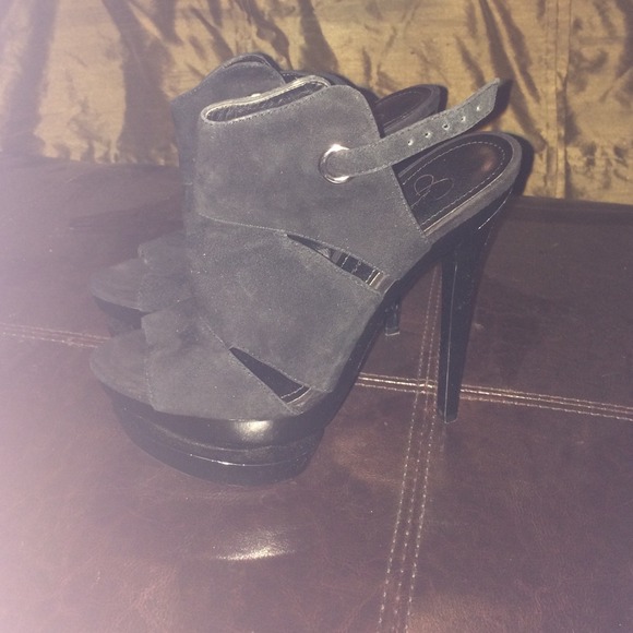 Jessica Simpson open toe heels