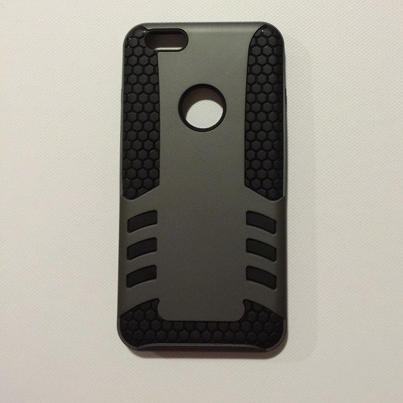 Iphone 6 Plus shell slate gray/black case