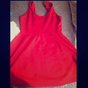 Red pinup dress