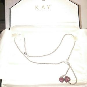 Kay Jewelers Purple Sapphire Double ???? Necklace