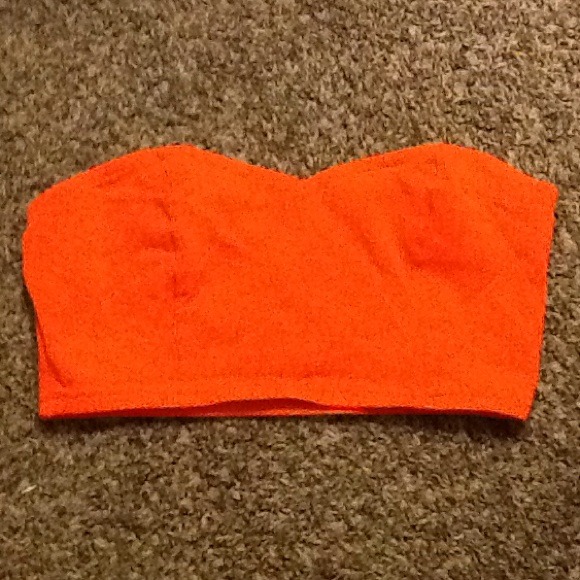 ❗️PRICE DROP❗️Cute bright orange/coral bandeau