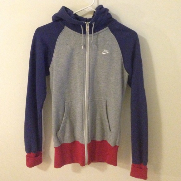 Nike color block full-zip hoodie