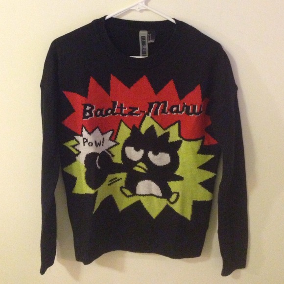 Forever 21 x Sanrio Badtz Maru Graphic Sweater