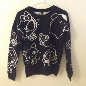 Forever 21 x Sanrio Multi Character Sweater
