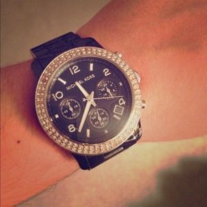 Michael Kors Black Ceramic Watch - REDUCED PRICE