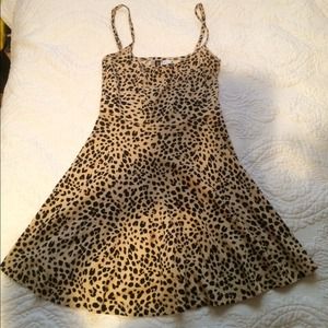 Cheetah print dress