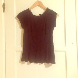 Black top w/gold zipper
