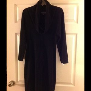 Cowl Neck Sweater Dress