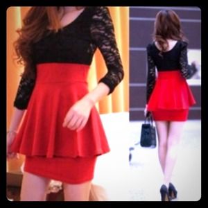 Sexy peplum dress!