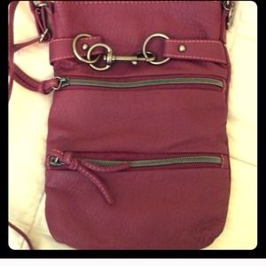 American rag plum shoulder purse