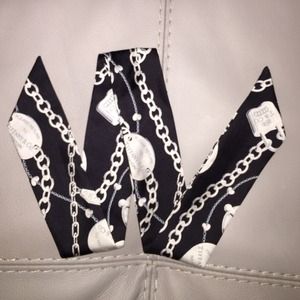 Tiffany & Co. silk scarf.