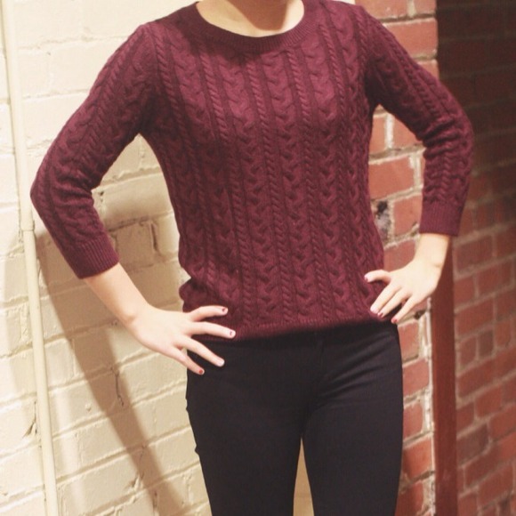 🎈Sale🎈Wine red sweater