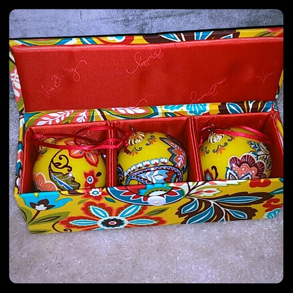 Vera Bradley Ornament Set