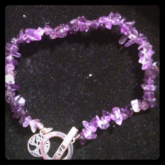 Purple bracelet