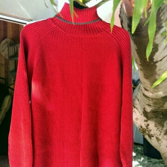 Gap Red Turtleneck Sweater