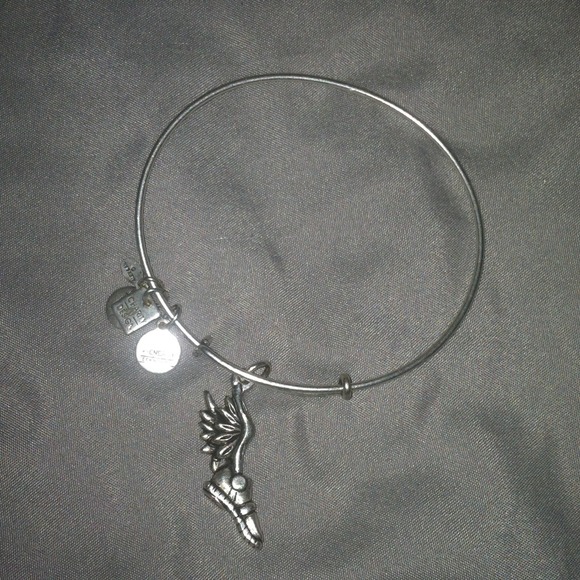 Running shoe Alex & Ani bracelet