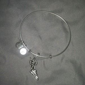 Running shoe Alex & Ani bracelet