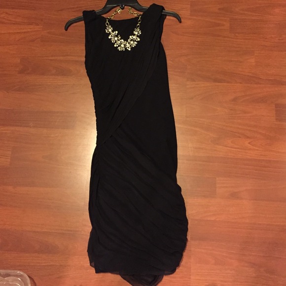 Alice and Olivia black drape dress!! - Picture 3 of 4
