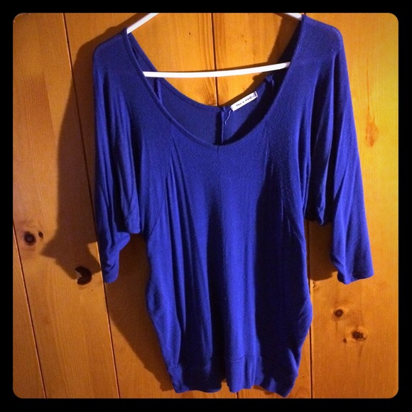 Royal Blue V-Neck Shirt