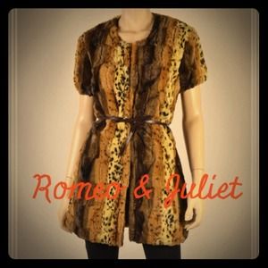 Romeo & Juliet faux fur jacket