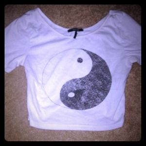 Yin & yang croptop