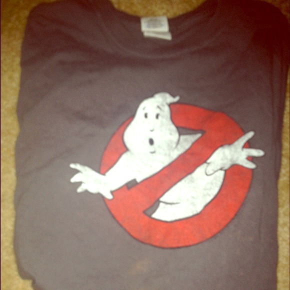 Vintage ghostbusters cut off tee