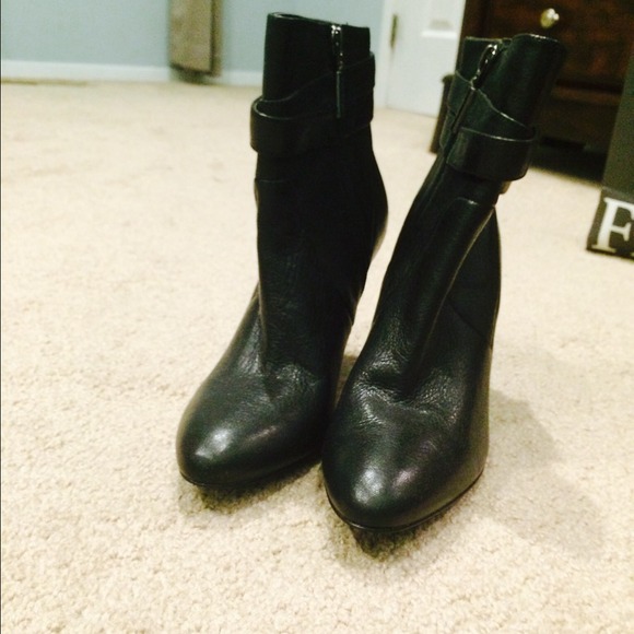 Calvin Klein black booties-new never worn