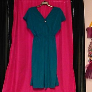 Beautiful green/blue dress NWOT