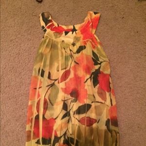 Pretty yellow floral blouse