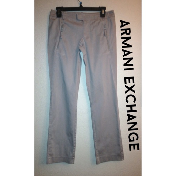 ✨Adorable Armani Exchange light gray pants✨