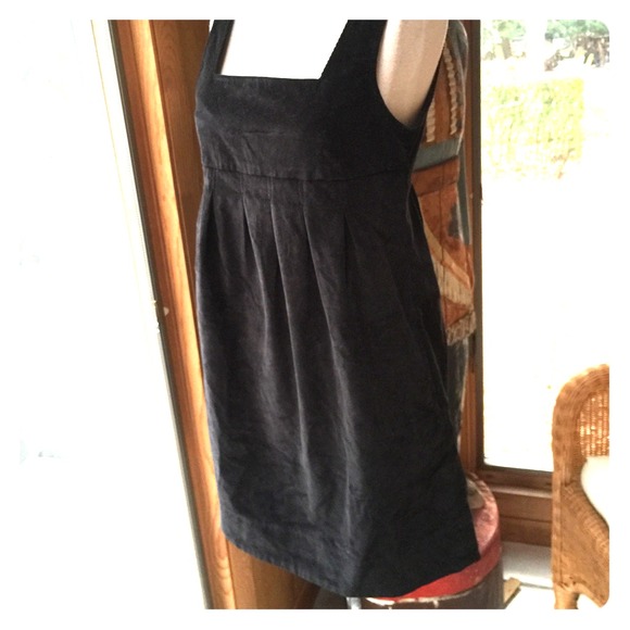 Uniqlo Black corduroy jumper dress