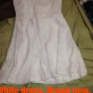 White lace dress!!!