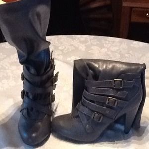 Grey Journee knee high boots