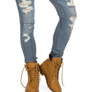 Womans timberland inspired work boots