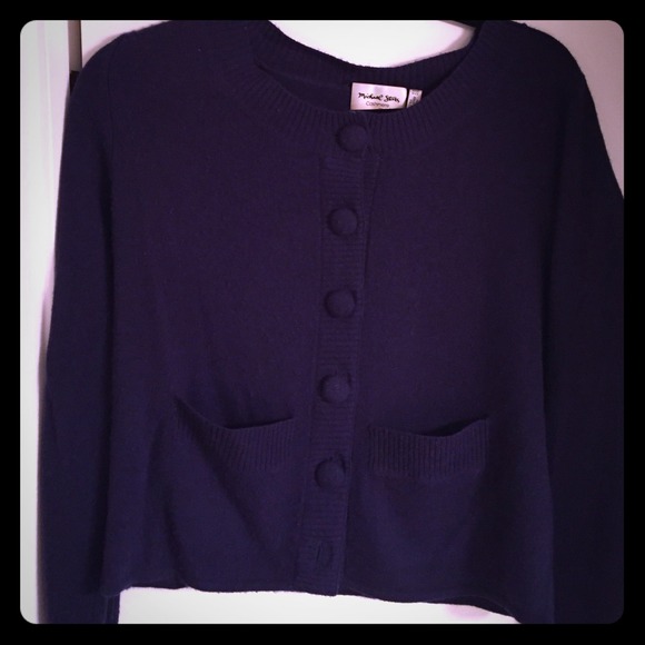 Michael Stars navy cardigan